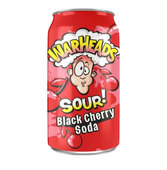 WarHead Black Cherry Soda 12 oz (12 count)