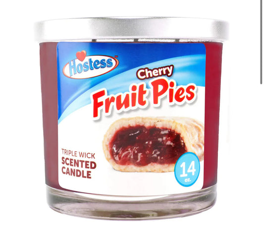 Hostess Cherry Fruit Pies Candle 14 oz-