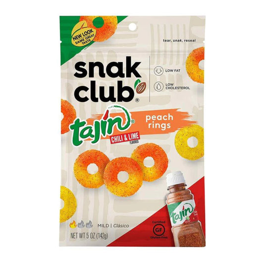 Snak Club Peach Rings with Tajin (5 oz)