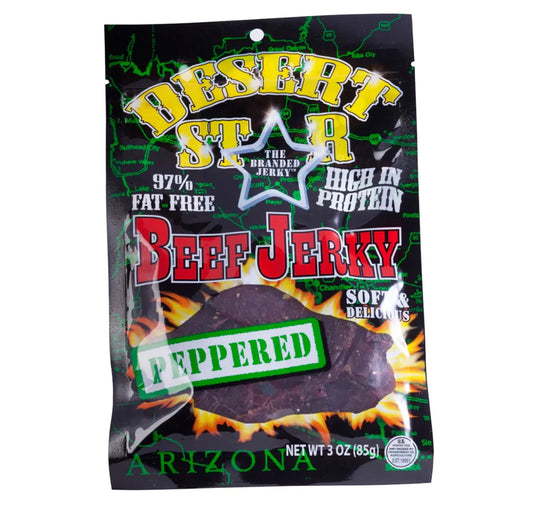 Desert Star Peppered Beef Jerky 3 OZ