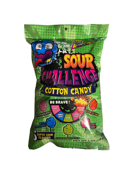 Lupy Lups! Sour Challenge Cotton Candy 12 Count