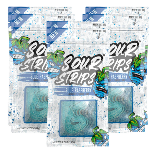 Sour Strip Blue Raspberry (3.7 oz)