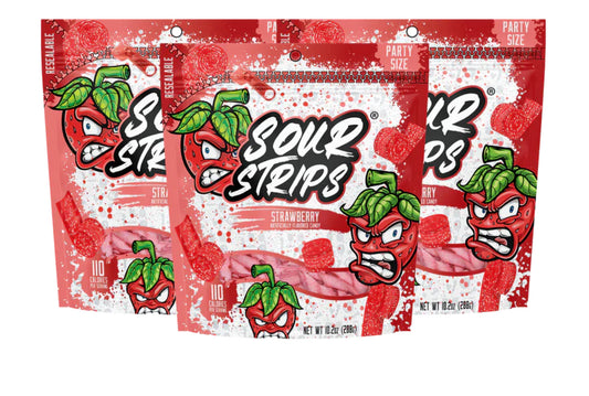 Sour Strips Strawberry 10.2 oz