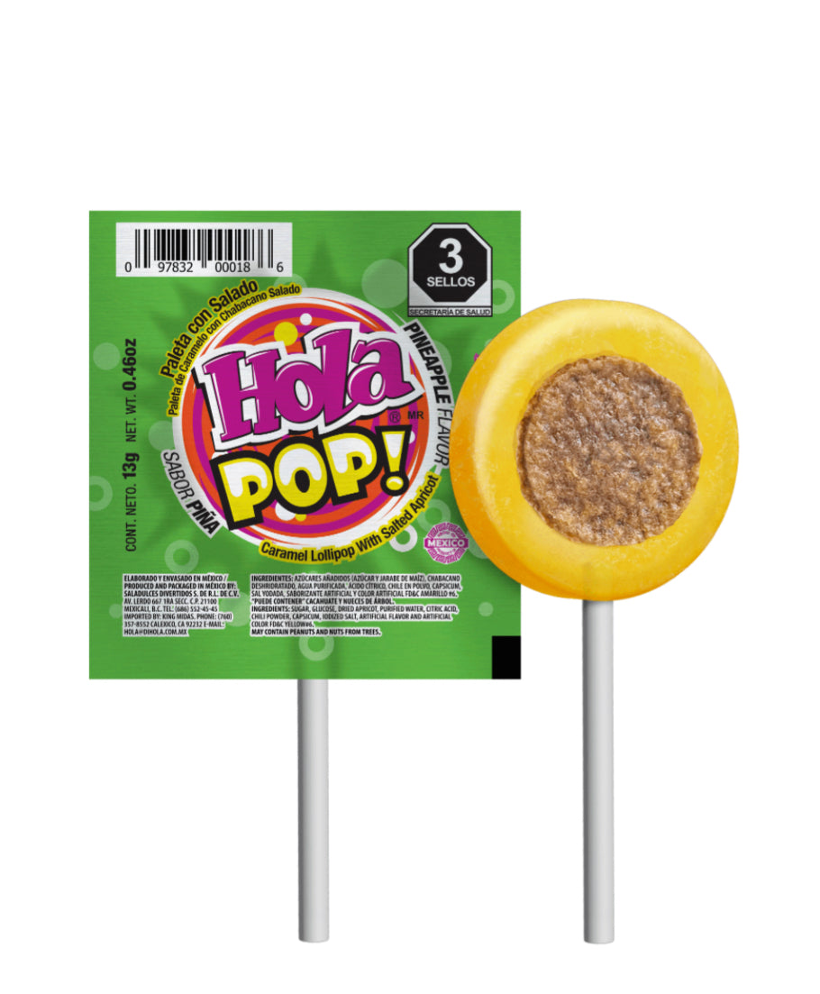 Hola Pop! Saladitos Lollipops Mix Flavors