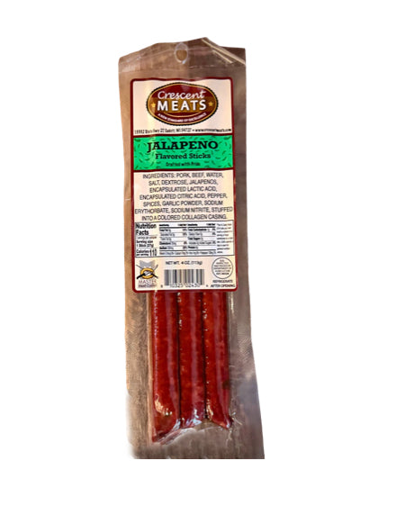 Crescent Meats Jalapeno Beef Sticks 4 oz