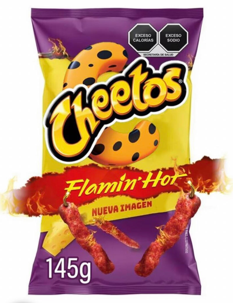 Mexican Cheetos Xtra Flamin Hot Chips (145g)