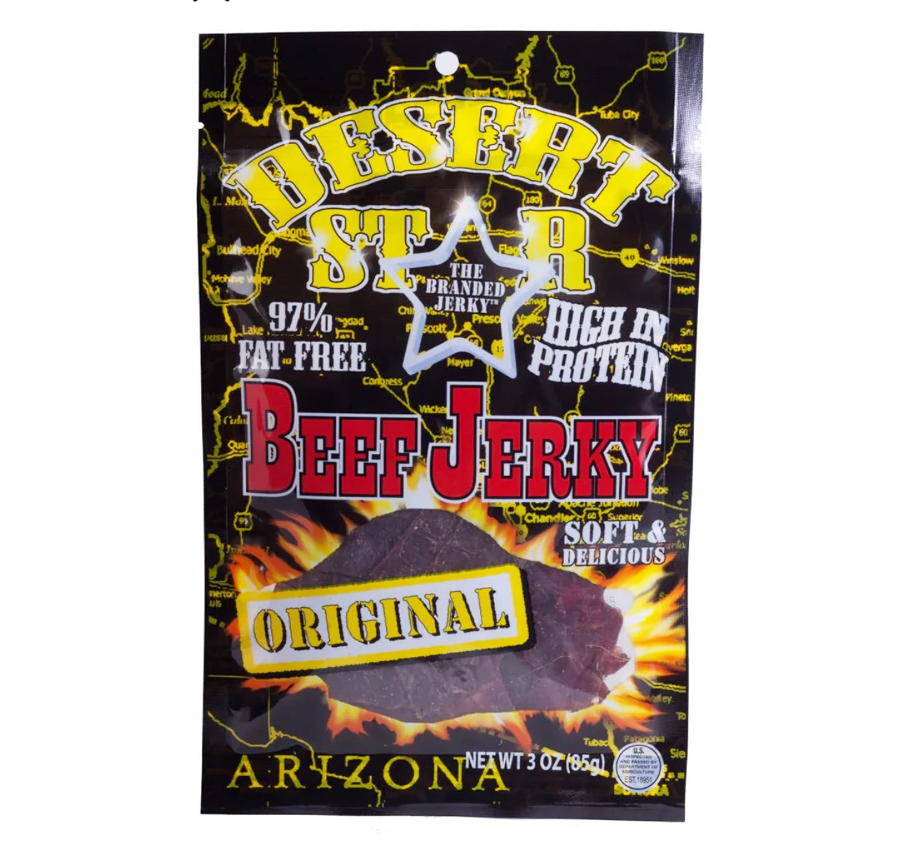 Desert Star Original Beef Jerky 3 OZ