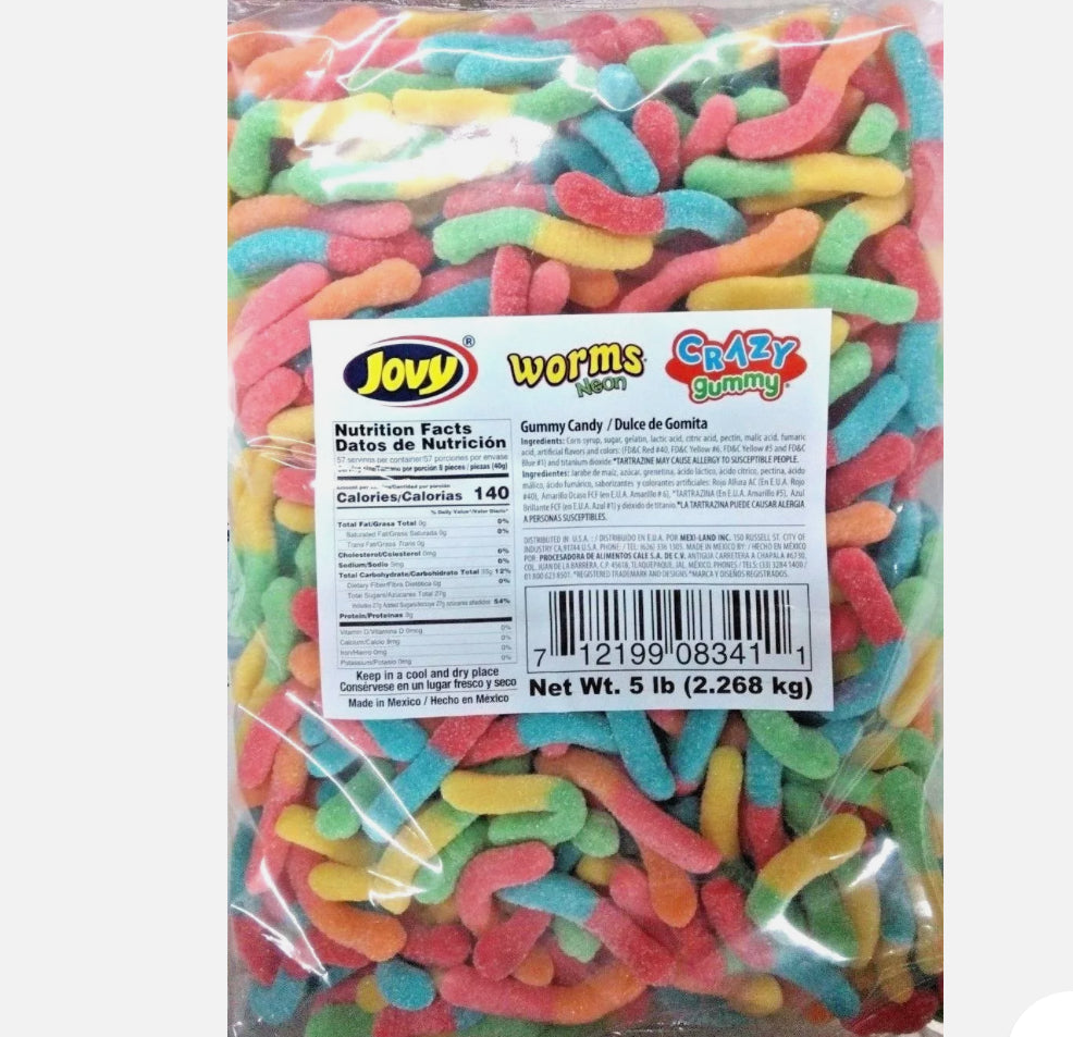 Jovy Gummy Worms (5 lb)