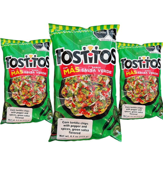 Tostitos Salsa Verde Chips  (25 count) Small Bag 57g