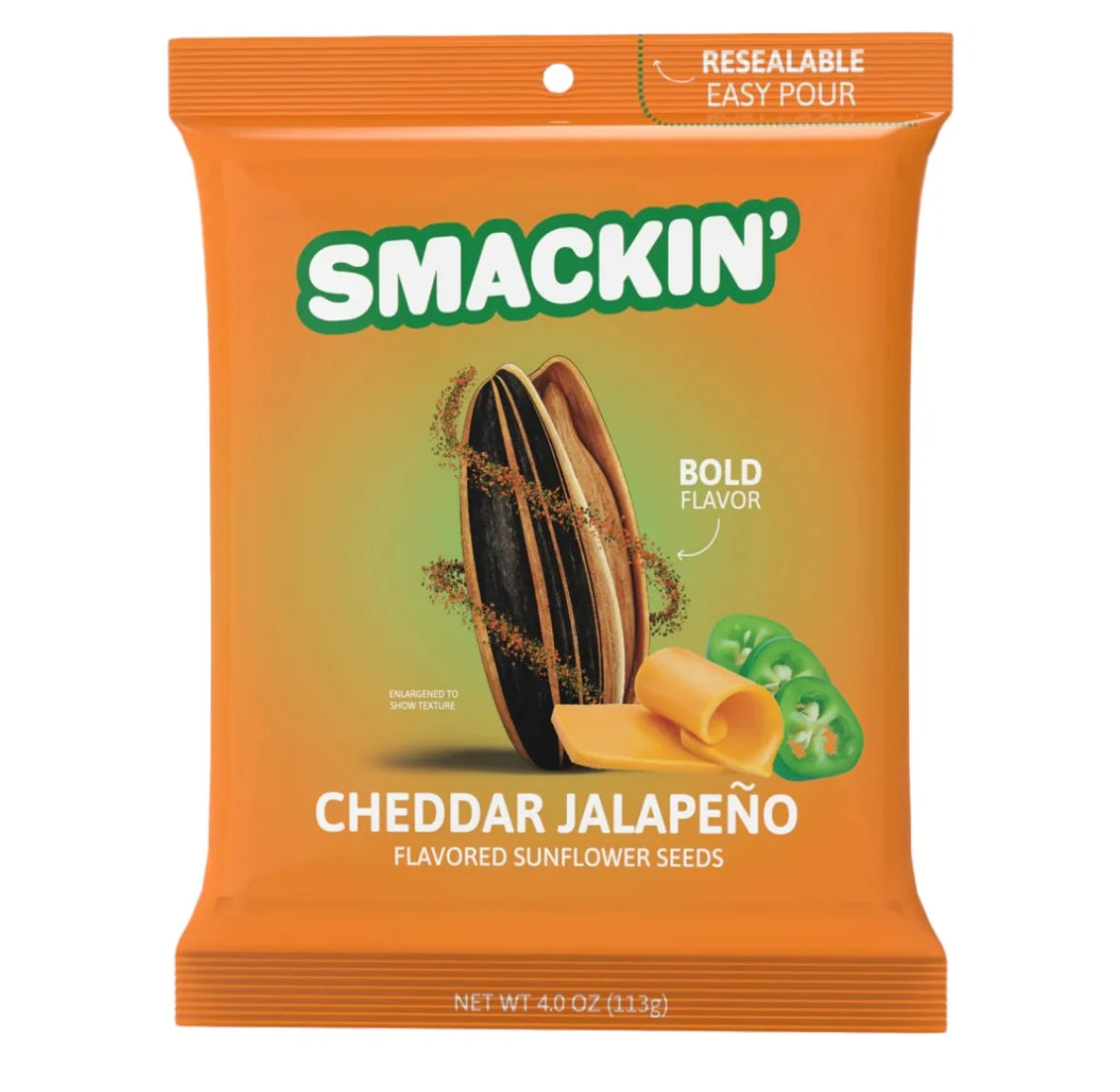 Smackin' Seeds Cheddar Jalapeno 4 oz