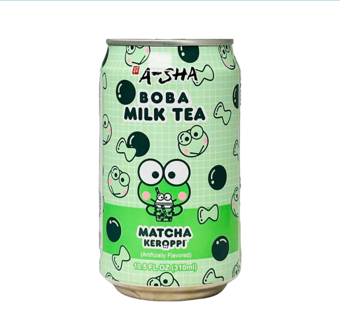 Hello Kitty Boba Milk Tea Keroppi Matcha (10.5 fl oz)