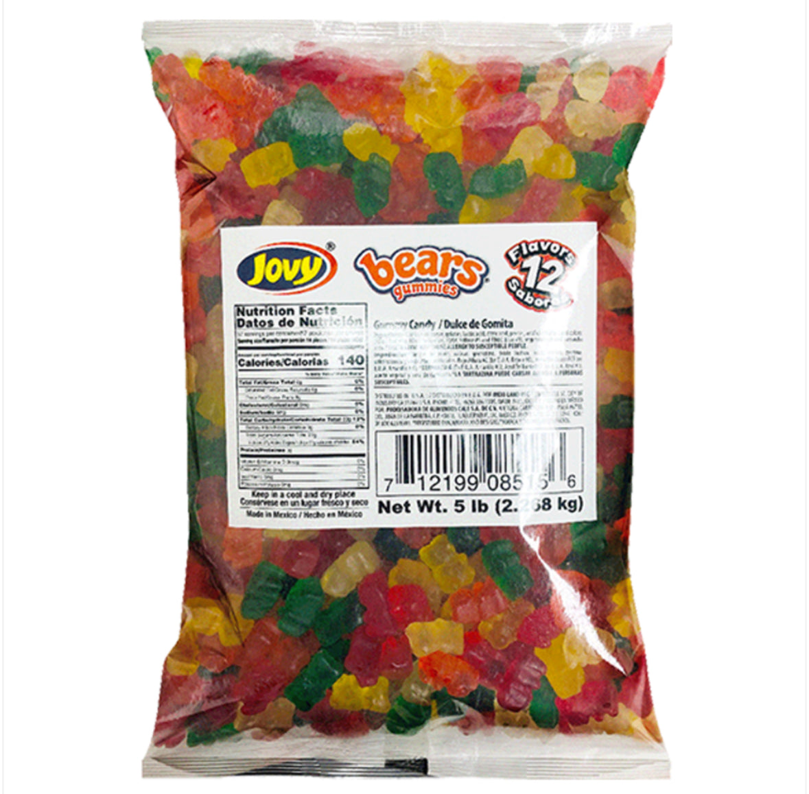 Jovy Bears Gummies 5 Lb