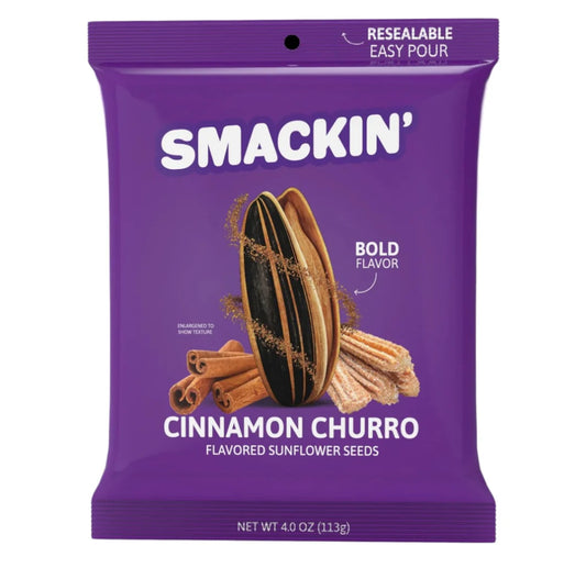 Smackin' Seeds Cinnamon Churro 4 oz