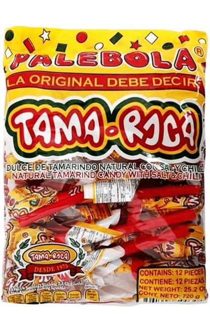 Tama Roca Palebola Tamarind Fruit Candy Lollipop with Salt & Chilli