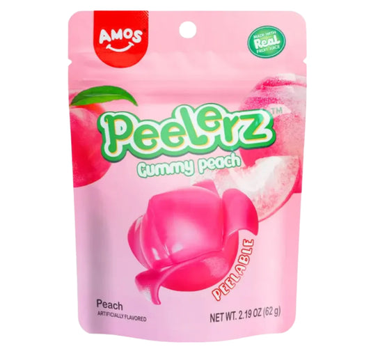 Amos Peelerz Peach 6 oz