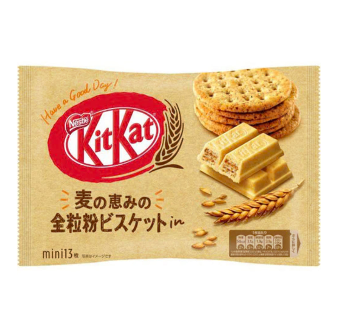 Kit Kat Chocolate Whole Grain Biscuits Mini