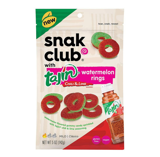 Snak Club Watermelon Rings with Tajin (5 oz)