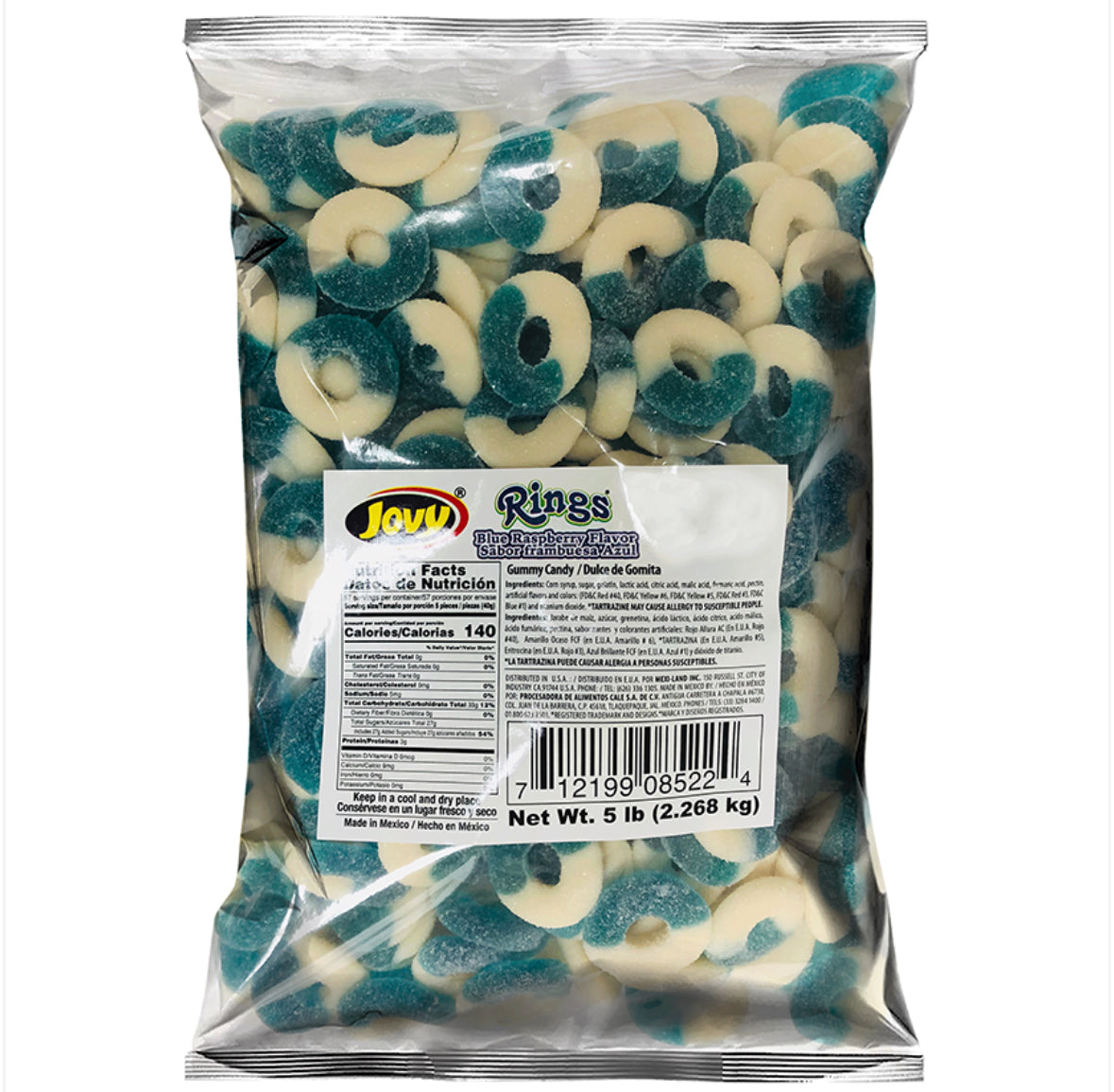 Jovy Rings Blue Raspberry Flavor (5 lb)