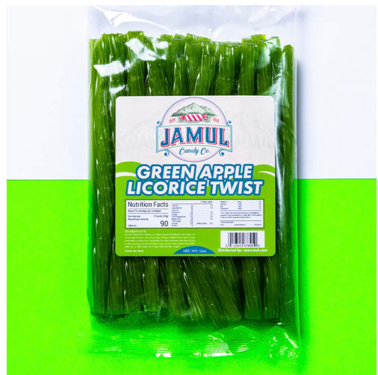 Jamul Candy Co. Green Apple Licorice 16 OZ