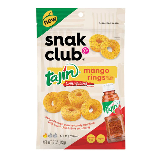 Snak Club Mango Rings with Tajin (5 oz)