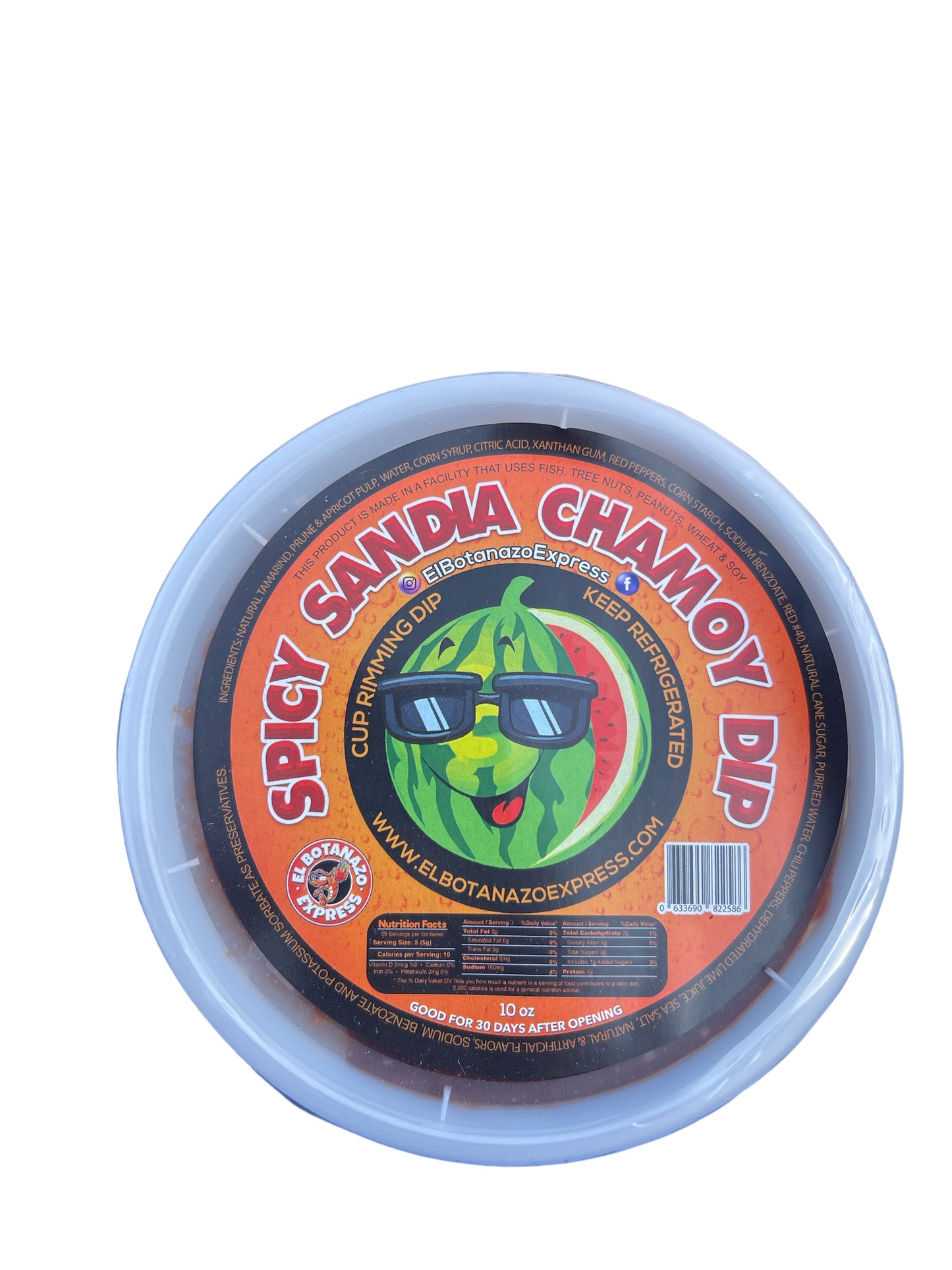 El Botanazo Express Sandia Chamoy Rimming Dips (10 oz).