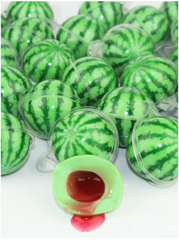 Suso Watermelon Gummy Candy with Strawberry Jam