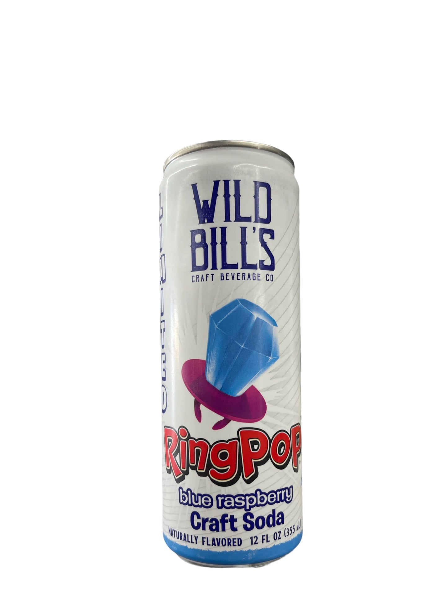 Wild Bills Ring Pop Blue Raspberry Craft Soda (12 count)