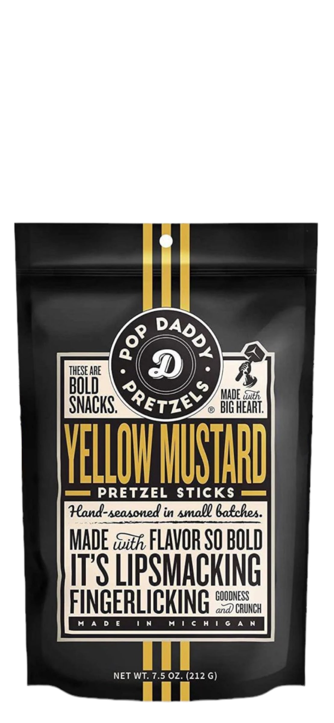 Pop Daddy Yellow Mustard Pretzel