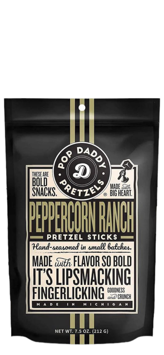 Pop Daddy Peppercorn Ranch Pretzel Sticks