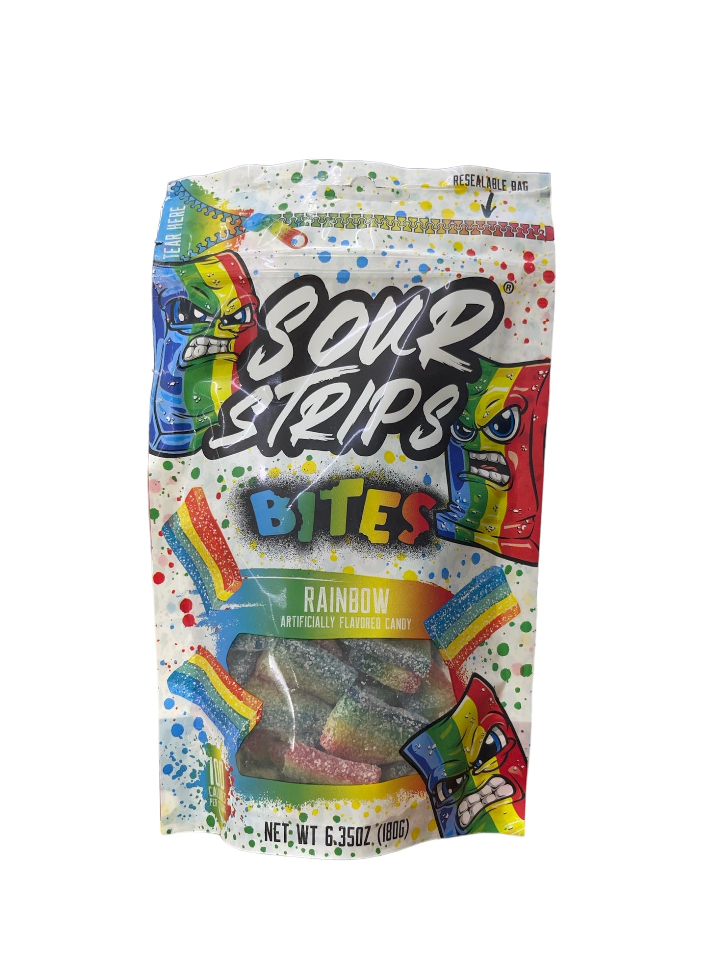 Sour Strip Bites Rainbow 6.35oz