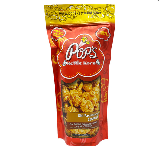 Pop's Kettle Korn Old Fashioned Caramel 8.75 oz