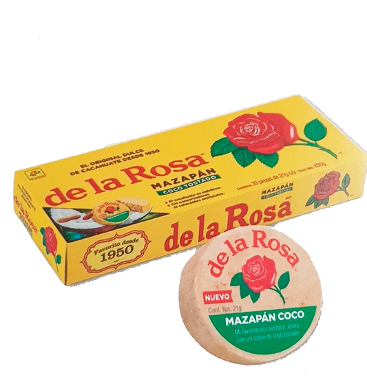 De La Rosa Mazapan Coco Tostado with Toasted Coconut (30 count)