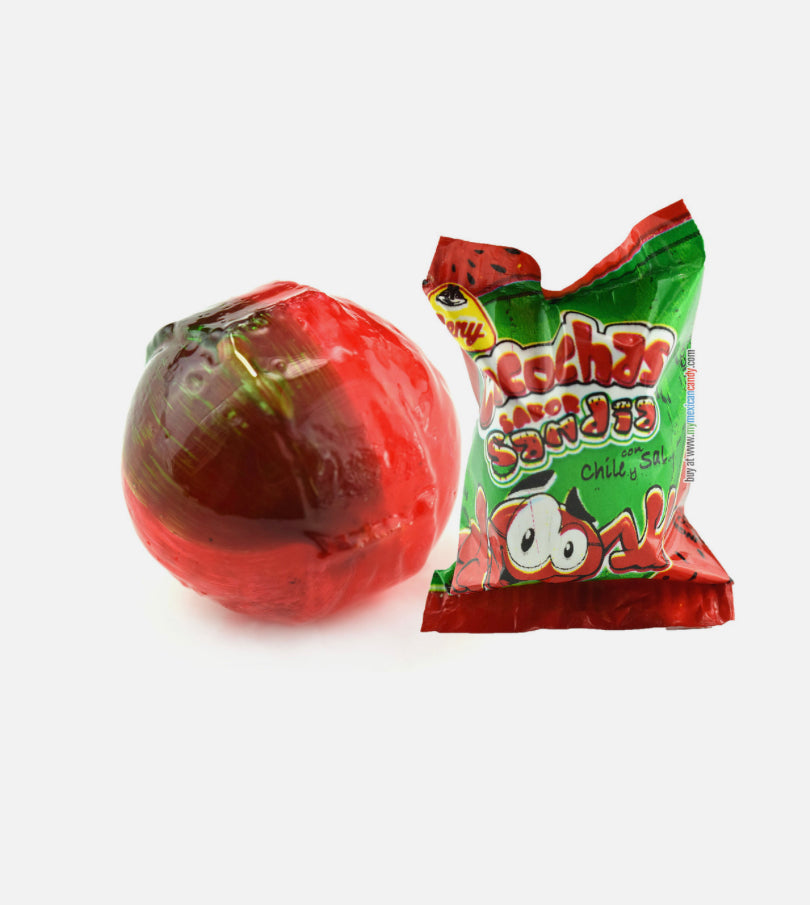 Single Bolitochas Watermelon candy and package