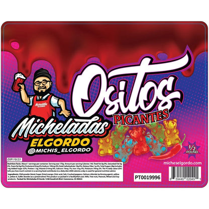 Micheladas El Gordo Spicy Bears (Ositios Picantes)