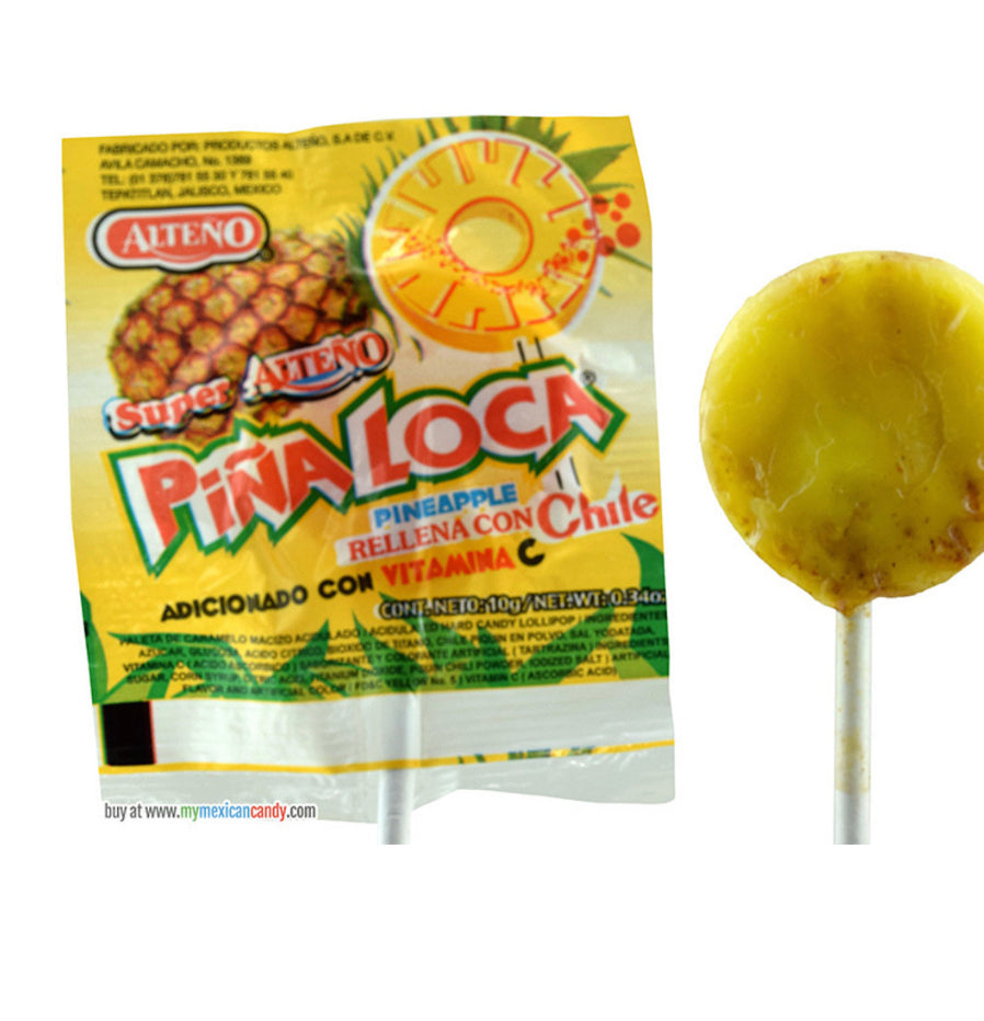 Alteno Piña Loca Crazy Pineapple Lollipop