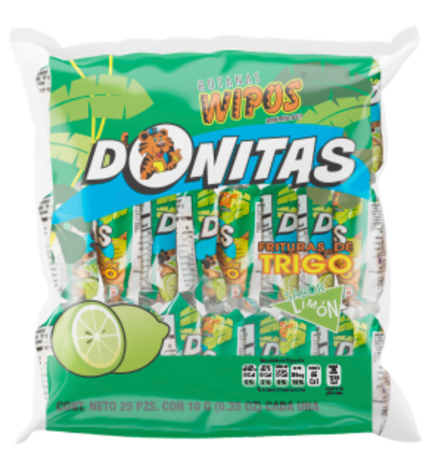 Donitas Wipos Limon