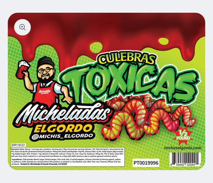 Micheladas El Gordo Toxicas Gummy Worms